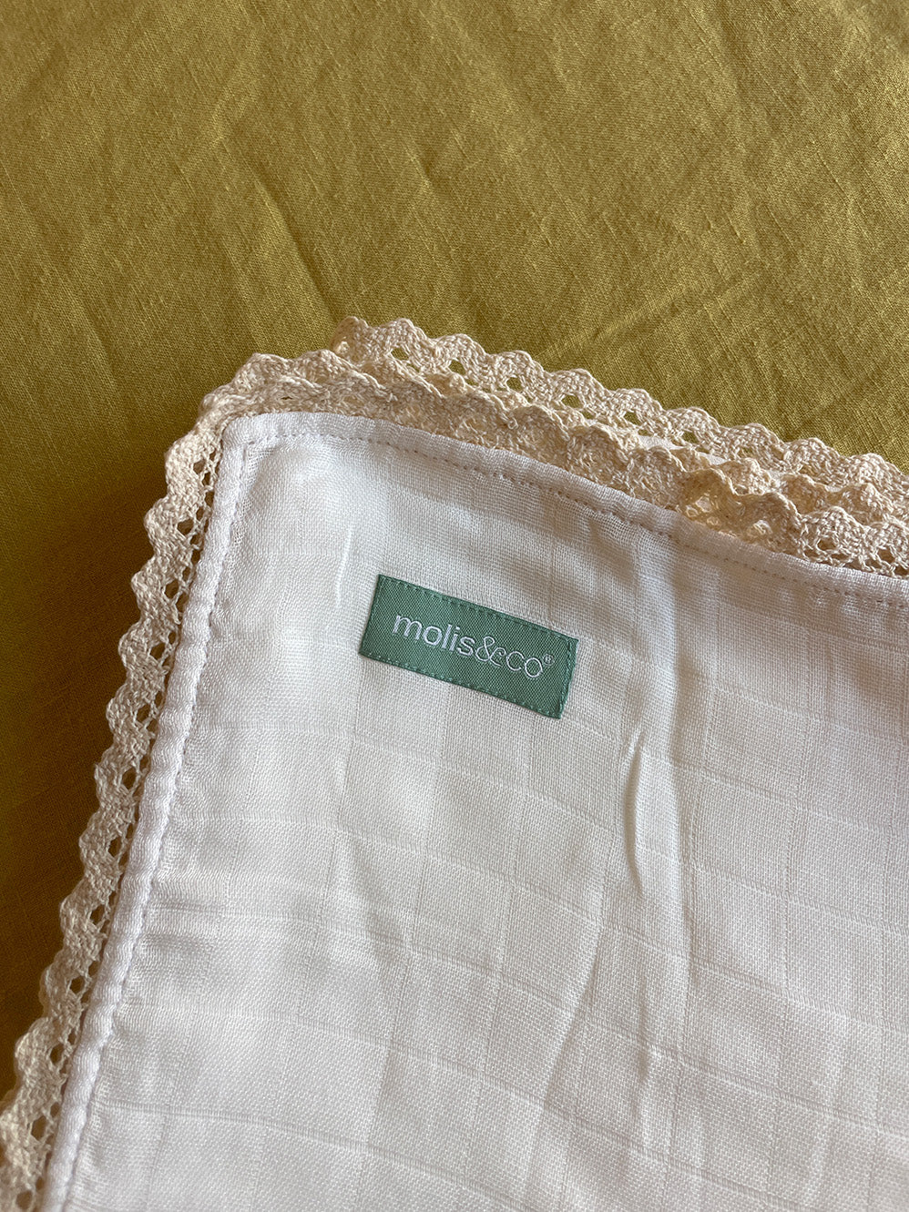 Muslin cotton blanket duo pack - Blue & Beige