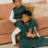 Sleeping jumpsuit with pockets - Forest Stripes - TOG 2.5