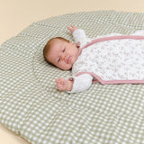 Baby sleeping bag - Bamboo muslin - Floral Pink - TOG 0.5