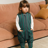 Sleeping jumpsuit with pockets - Forest Stripes - TOG 2.5