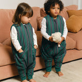 Sleeping jumpsuit with pockets - Forest Stripes - TOG 2.5