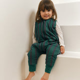 Sleeping jumpsuit with pockets - Forest Stripes - TOG 2.5