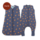 Siblings Croissants Pack (2 products): sleeping jumpsuit + TOG 2.5 sleeping bag