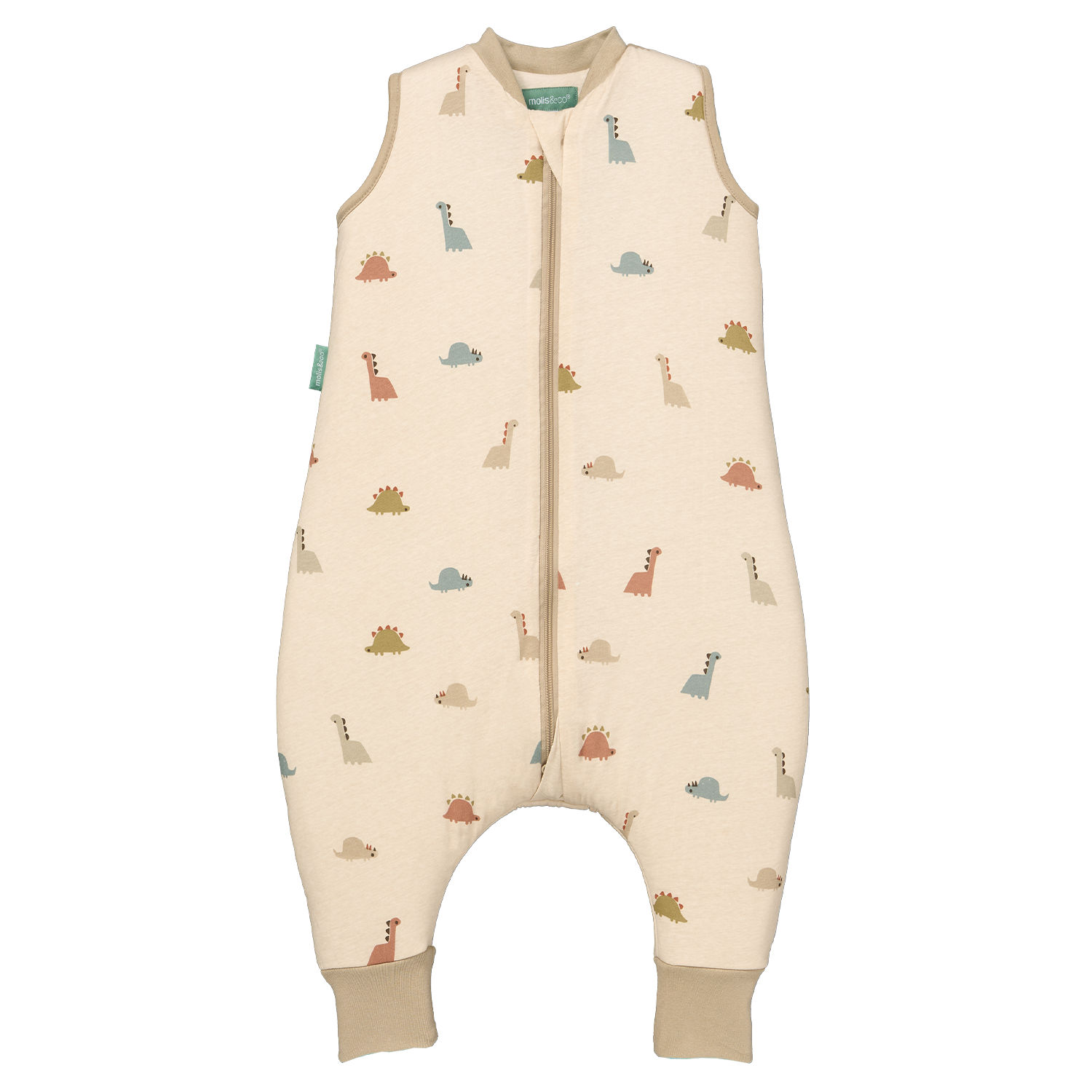 Schlafsack mit Füßen für Babys ideal für den Winter. Dinos
