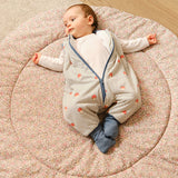 Sleeping jumpsuit with socks - Mushrooms - TOG 1