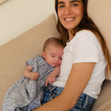 Baby sleeping bag - Blue Garden - TOG 0.5