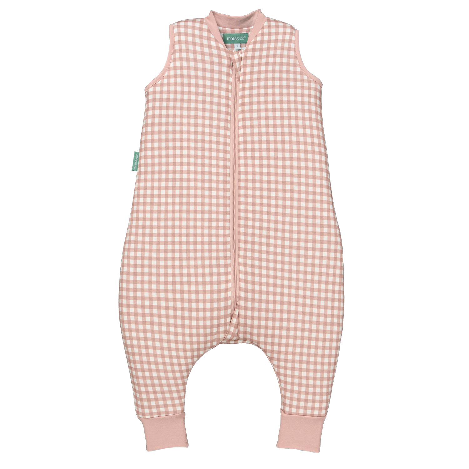 Schlafsack mit Füßen für Babys ideal für den Winter. Dusty Rose