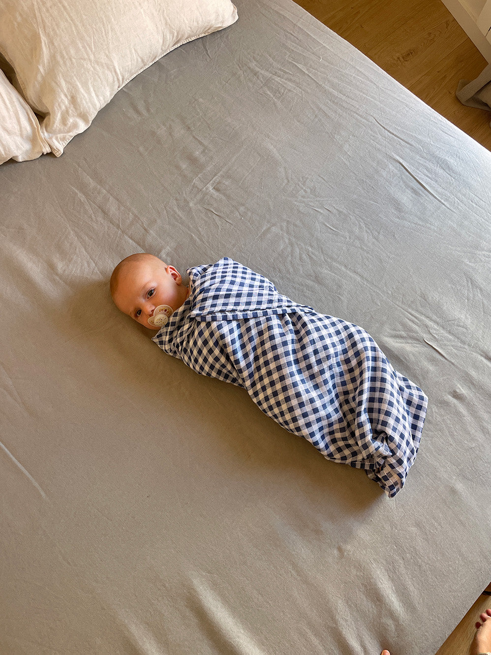 Muslin cotton blanket - Fjord