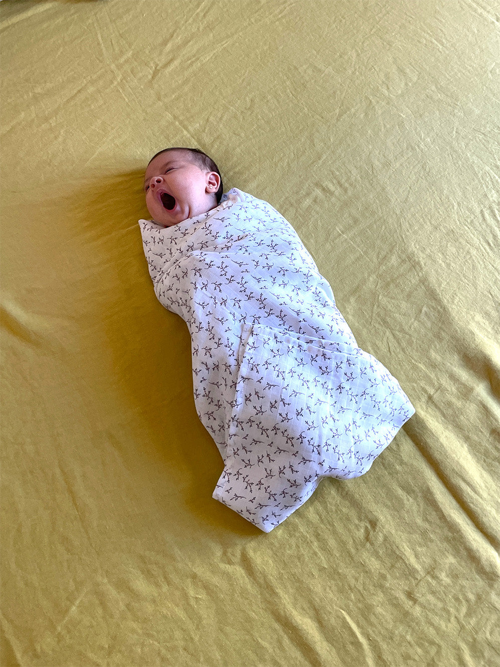 Muslin cotton blanket - Floral Pink