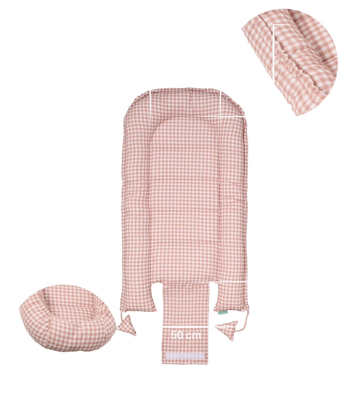 Nido para bebé - Dusty Rose