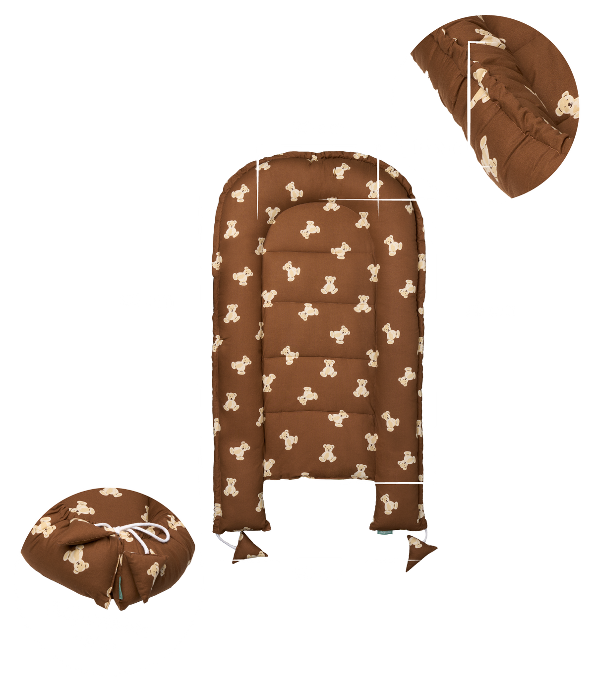 Nido para bebé - Teddy Mocca