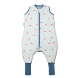 Sleeping jumpsuit with socks - Mushrooms - TOG 1