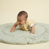 Rounded crawling mat - Mint Tea