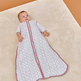 SACCO NANNA PER NEONATO FLORAL PINK - TOG 2,5 - MUSSOLA DI COTONE