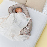 Musselin-decken 2er-pack - Pink & beige