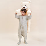 Sleeping jumpsuit with sleeves and socks - Mint Tea - TOG 2.5