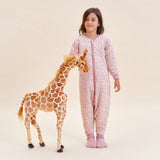 Pijama manta con mangas y calcetines antideslizantes - Misty Rose - TOG 2.5