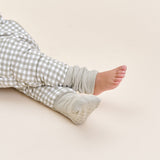 Sleeping jumpsuit with sleeves and socks - Mint Tea - TOG 2.5
