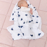 Grapes Baby Muslin Pack (2 products): bamboo muslin blanket + muslin sleeping bag TOG 2.5