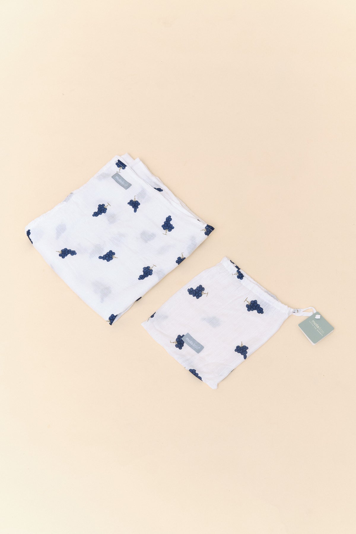 Muslin blanket pack (2 products): Apples & Grapes