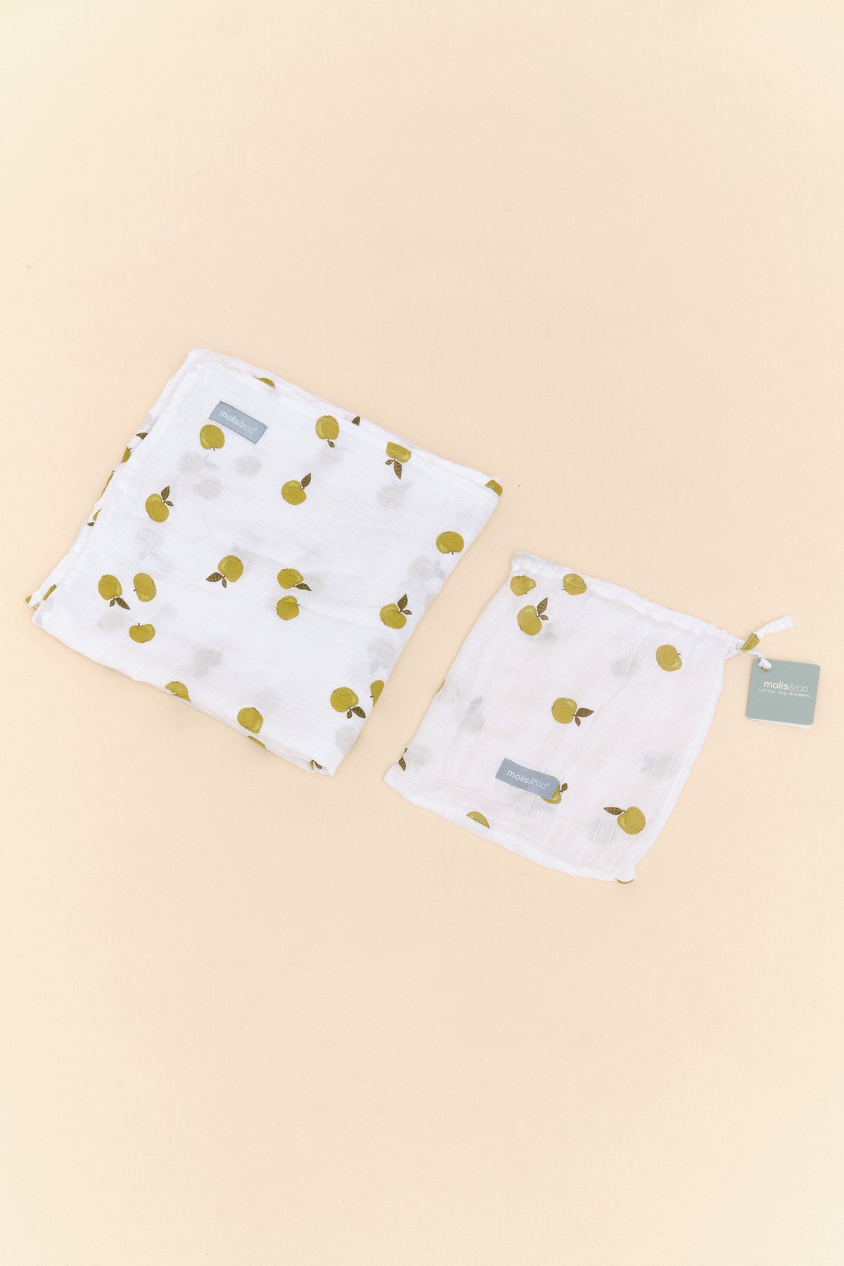 Muslin blanket pack (2 products): Apples & Grapes