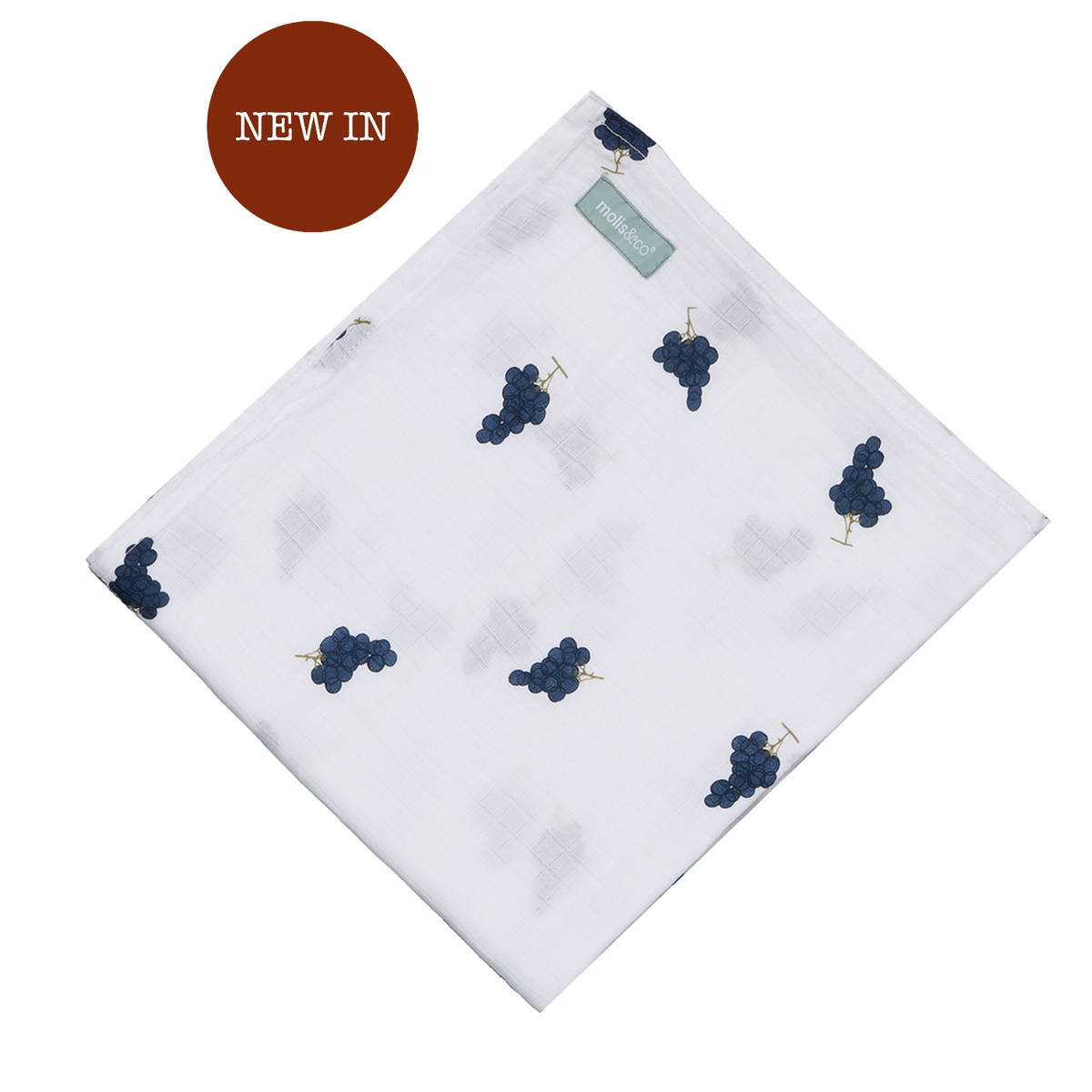 Muslin bamboo blanket - Grapes
