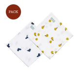 Muslin blanket pack (2 products): Apples & Grapes