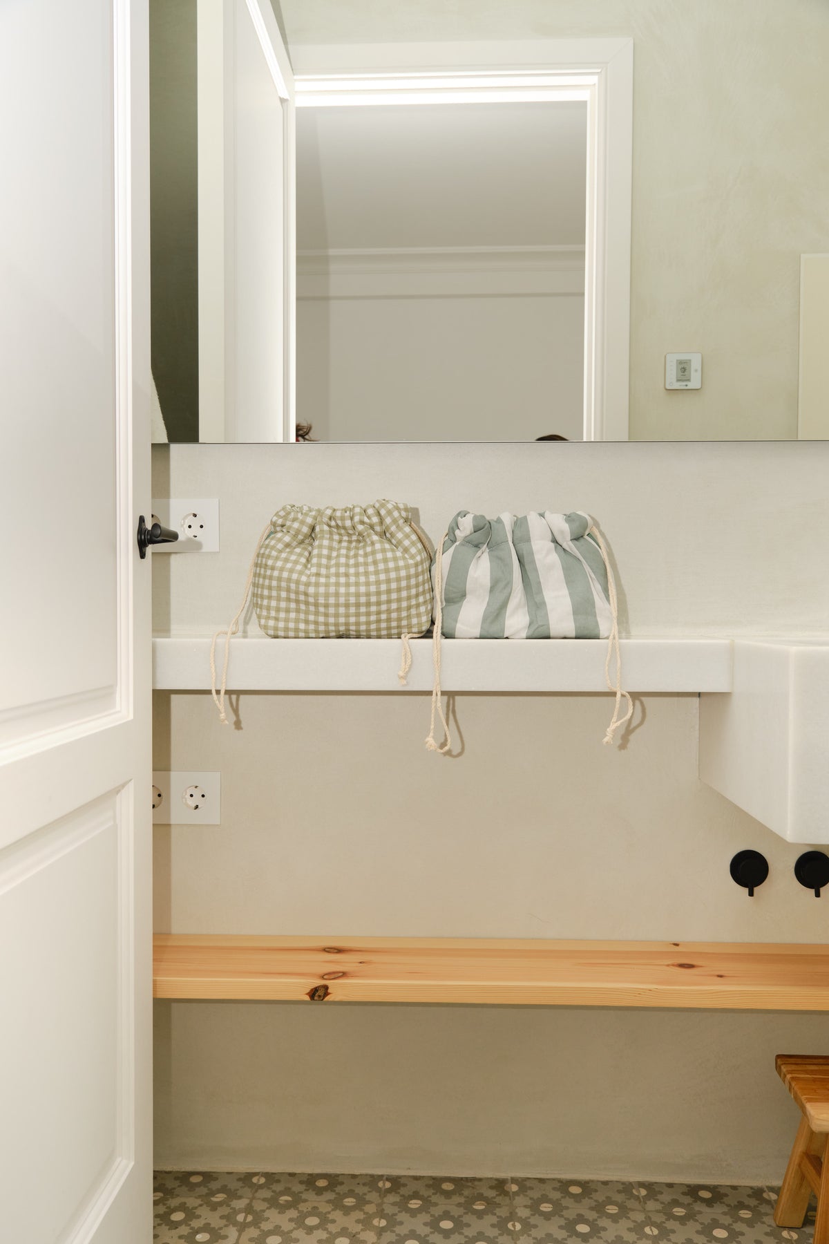 Baby organizer - Popcorn Stripes