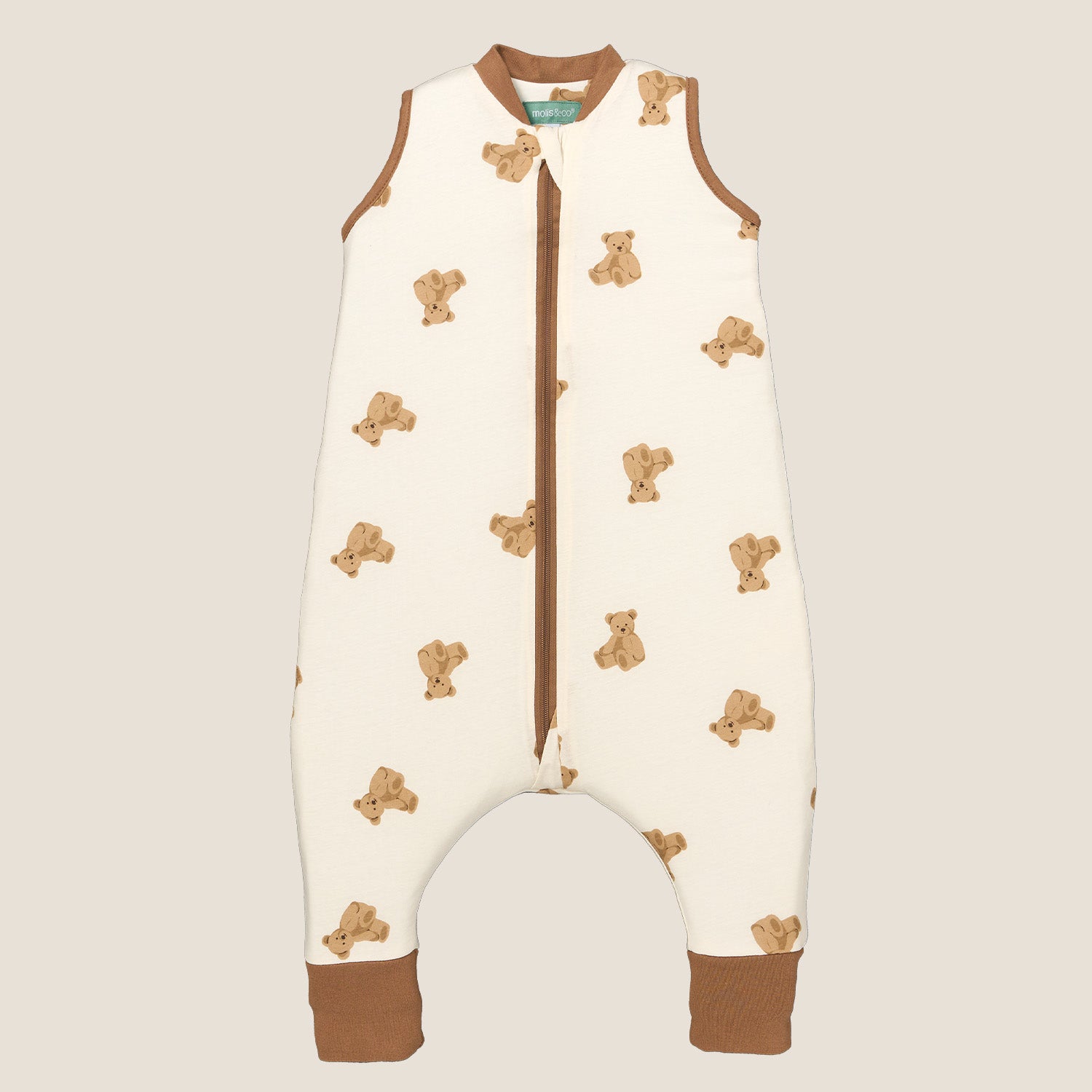 Gigoteuse Pour Bébé Avec Pieds 1.0 TOG - 100% Coton Idéal Printemps Et Automne - Molis&co