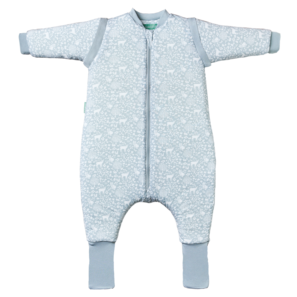 Schlafsack mit Ärmeln und rutschfesten Socken – Woodland – TOG 2.5
