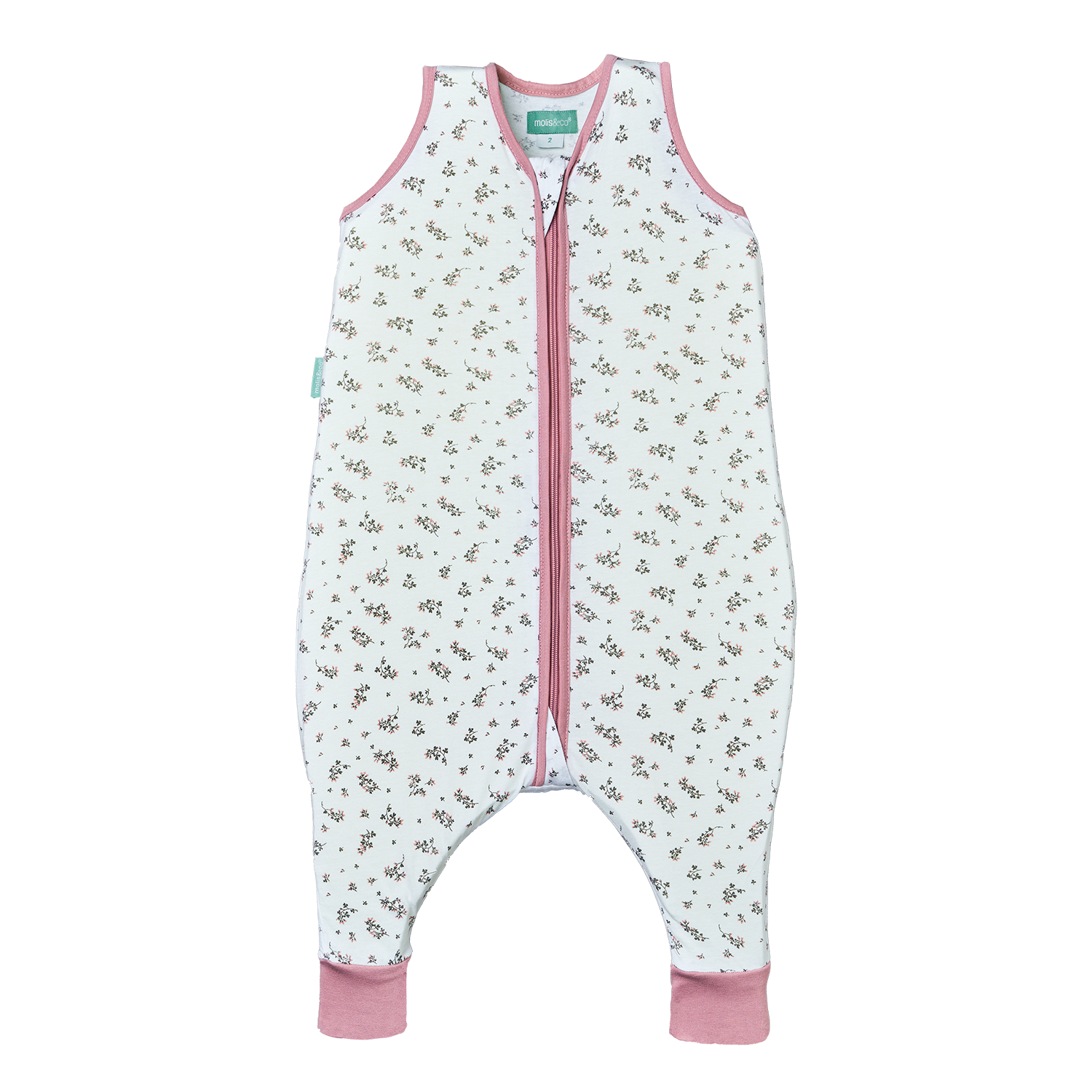 Baby sleeping bag with legs. Organic cotton. Ideal for summer. TOG 0.5