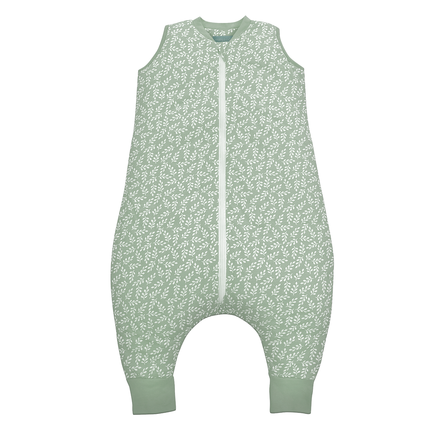 Sleeping bag with feet for baby ideal for winter. Green garden TOG 2.