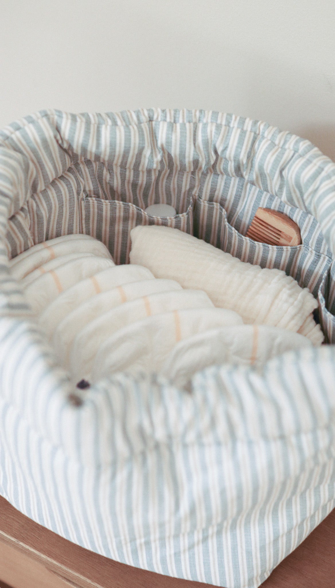 Baby organizer - Blue Stripes