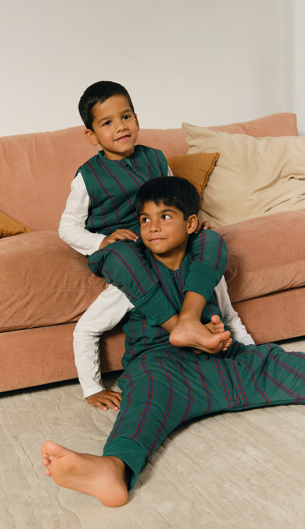 Pijama manta con bolsillos - Forest Stripes - TOG 2.5
