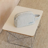 Travel toiletry bag - Blue Stripes