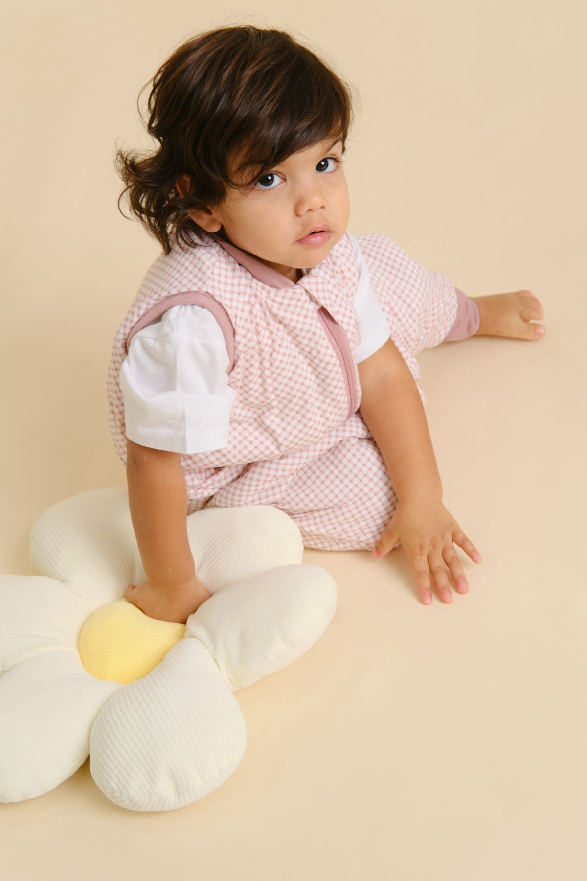 Sleeping jumpsuit - Vichy Pink - TOG 1