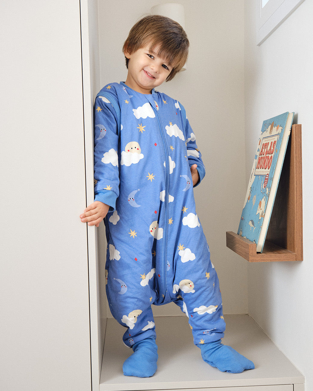 socken schlafsack Schlafsack mit Ärmeln und rutschfesten Socken – Good night – TOG 1