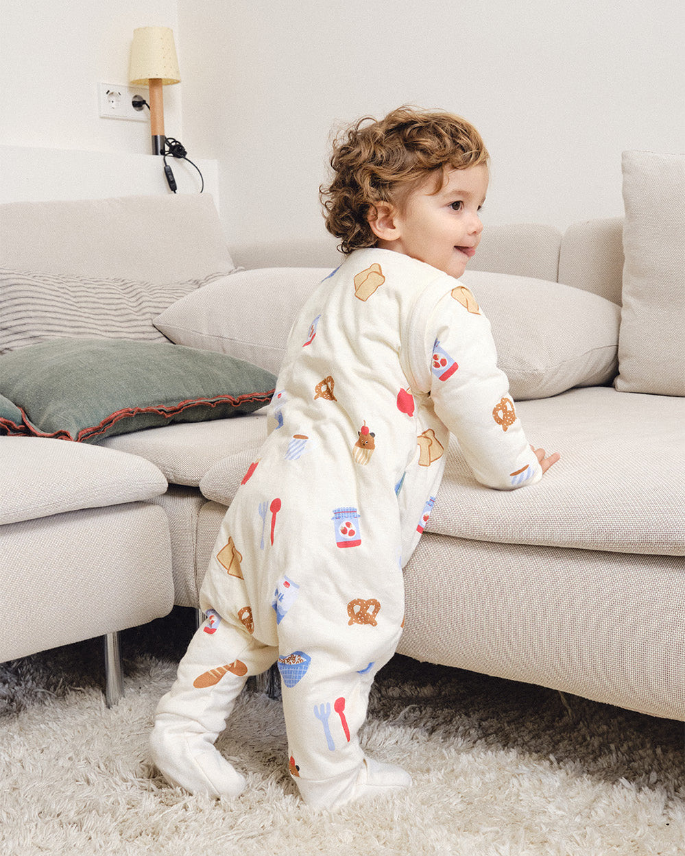 Schlafsack mit Ärmeln und rutschfesten Socken – Good morning – TOG 1