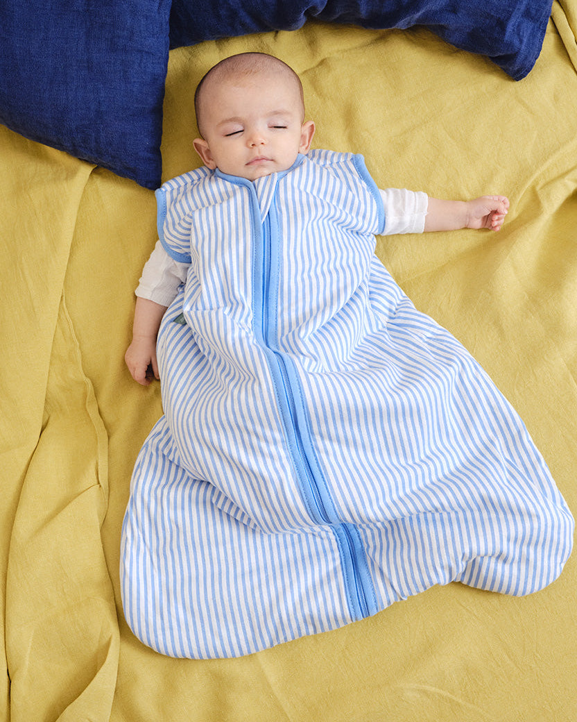 Babyschlafsack. Halbzeit Saison. 100% Baumwolle