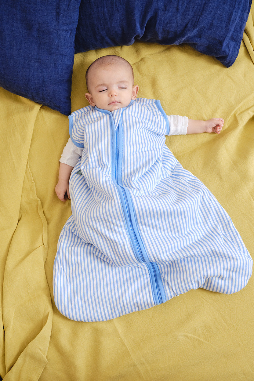 Brüder-Pack Sailor Blue (2 Produkte): Schlafsack mit Füßen + Baby-Schlafsack TOG 1