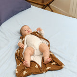 Pack Teddy Mocca (3 products): crawling blanket + baby nest + tog 1 baby sleeping bag