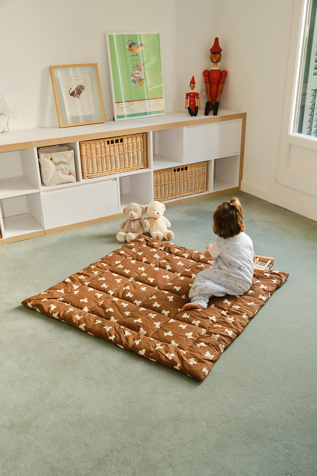 Crawling mat - Teddy Mocca