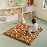 Pack Teddy Mocca (3 products): crawling blanket + baby nest + tog 1 baby sleeping bag