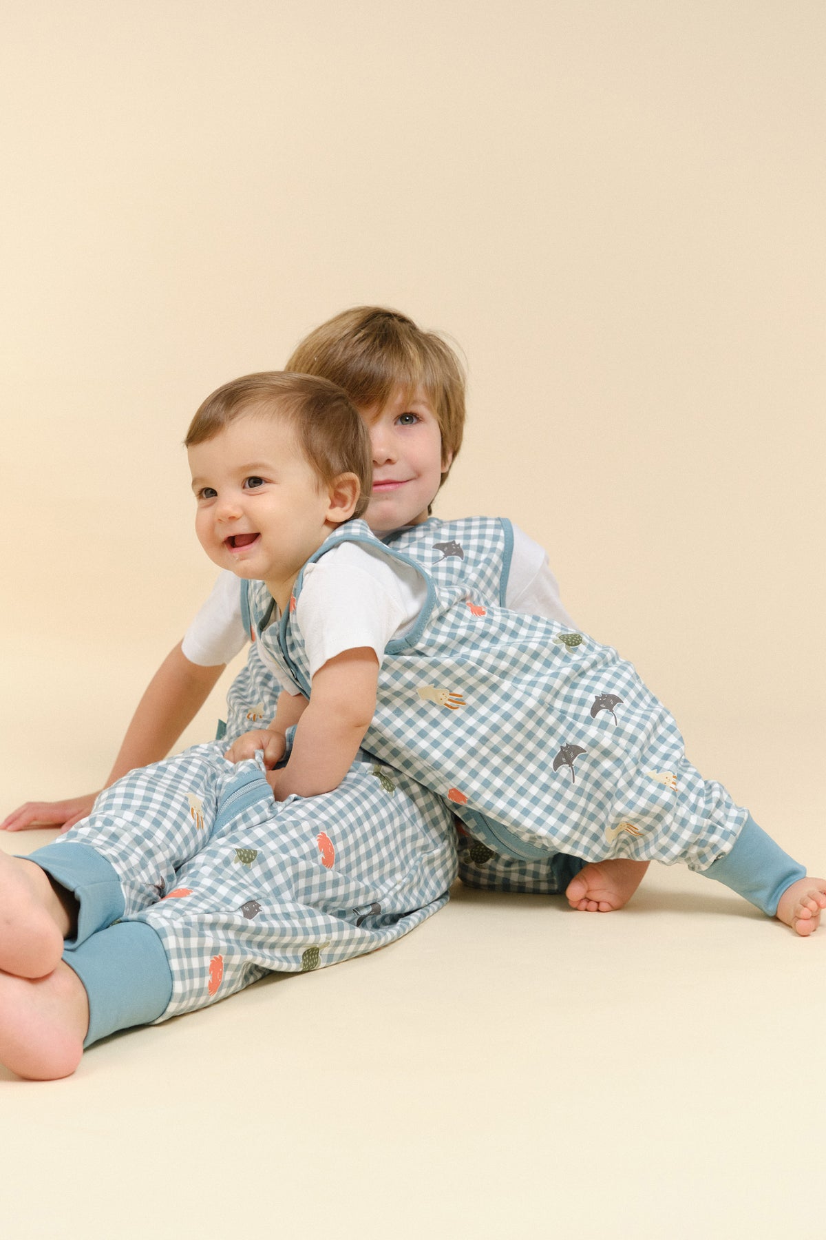 Pack frères et sœurs Summer Sea et Balloons TOG 0.5 (2 produits) : 2 gigoteuses à pieds