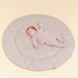 Rounded crawling blanket - Peony