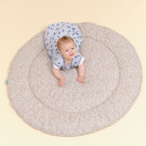 Rounded crawling blanket - Peony