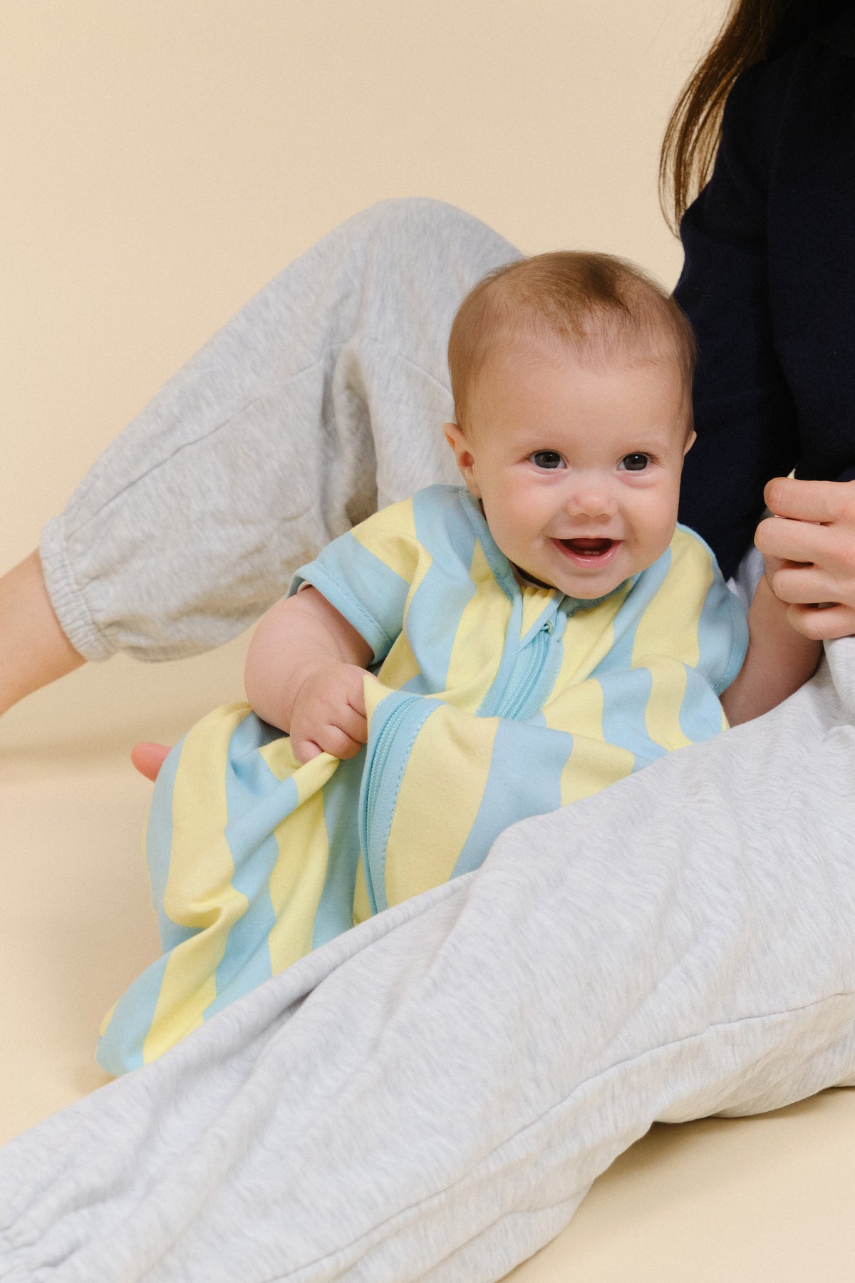 Babyschlafsack - Blue Sunshine - TOG 0.5