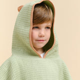 Poncho towel - Green Splash