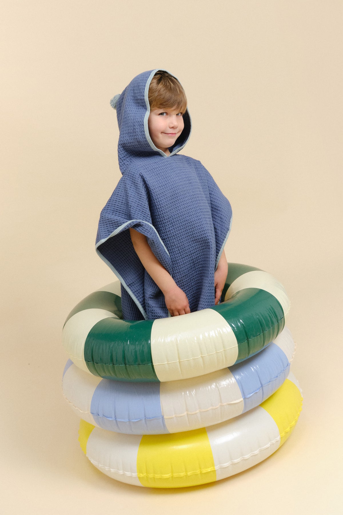 Poncho towel - Blue Ocean