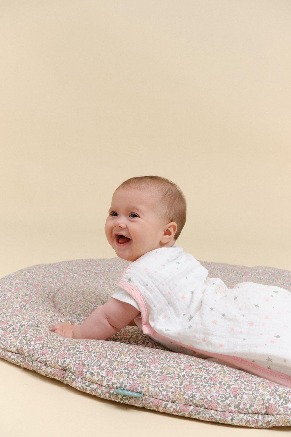 Babyschlafsack - Baumwolle Musselin - Pink Sky - TOG 0.4